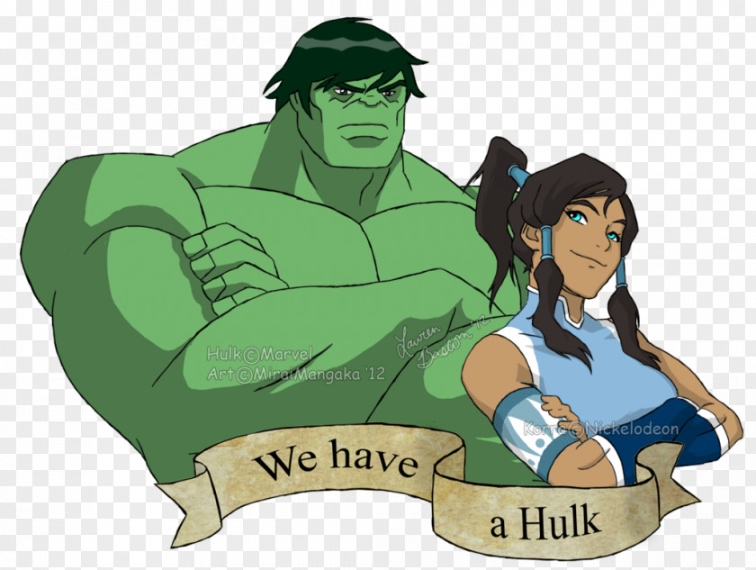 Hulk DeviantArt Character Korra PNG