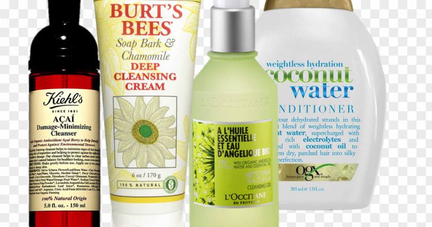 Pantene Shampoo Lotion Burt's Bees Soap Bark & Chammomile Deep Cleansing Cream Cleanser Face PNG