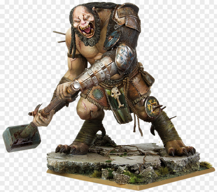 Beastmen Jötunn Giant Fantasy Miniature Figure Warhammer Age Of Sigmar PNG