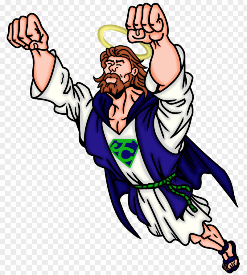 Jesus Bible Superhero Is Lord Christianity PNG