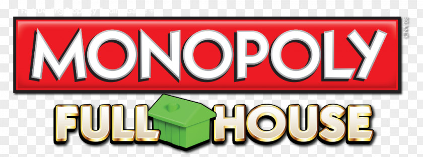 Monopoly House Logo Banner Hasbro Brand PNG