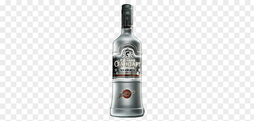 Russian Standard Silver Vodka PNG Vodka, gray liquor bottle clipart PNG