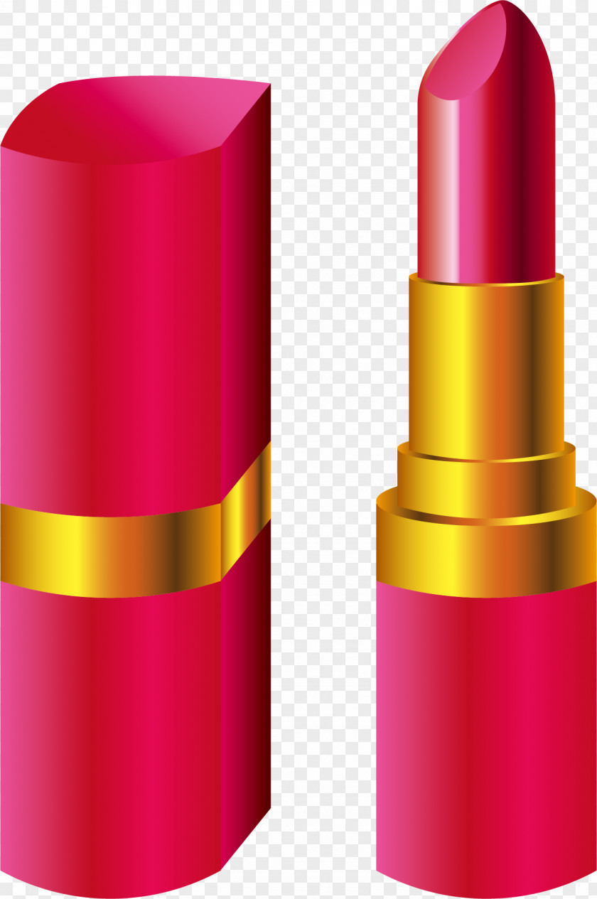 Vector Lipstick Drawing Cosmetics Watercolor Painting PNG