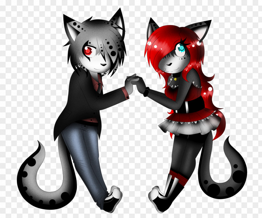 Better Together Cat Demon Dog Canidae Tail PNG