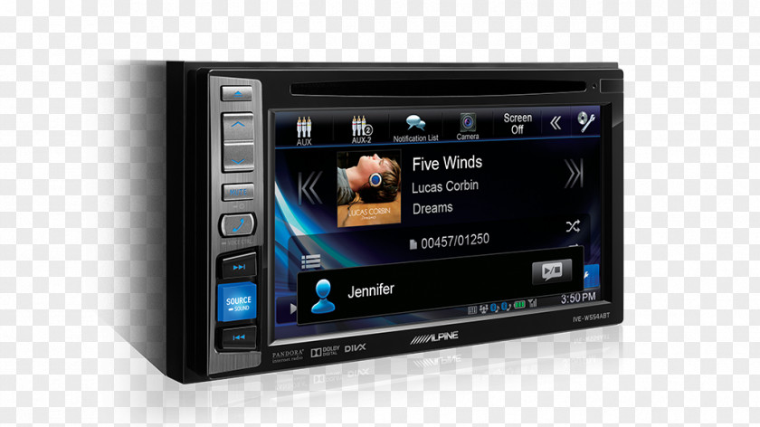 Car Sound ALPINE Stereo Receiver Automotive Head Unit Vehicle Audio INE-W990HDMI PNG