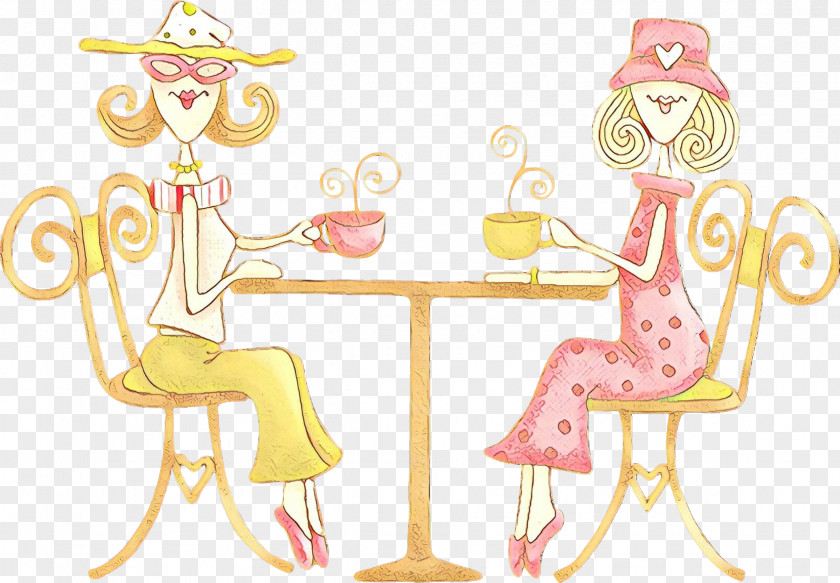 Cartoon Furniture Table Sticker PNG
