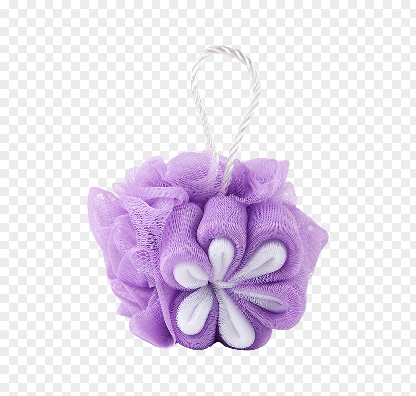 Purple Bath Flower Bathing Shower Gel PNG