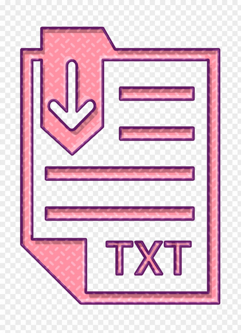 Rectangle Text Document Icon Extension File PNG