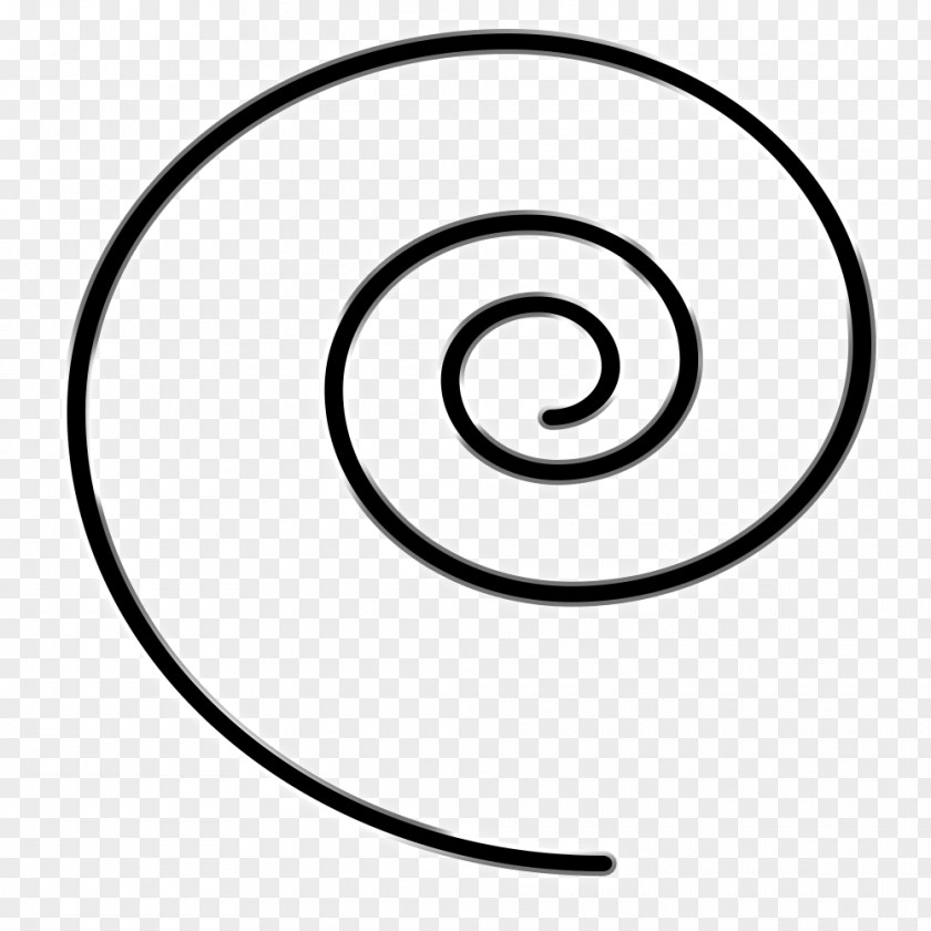 Spiral Black And White Monochrome Photography Line Art PNG