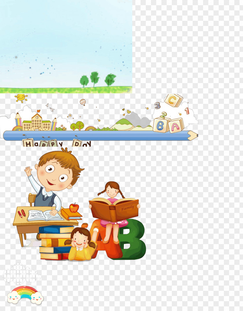 Animated Attention Learning Child Education Study Skills Student PNG