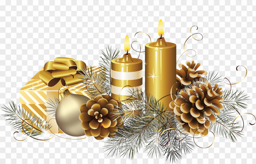 Christmas Candle Image Light PNG