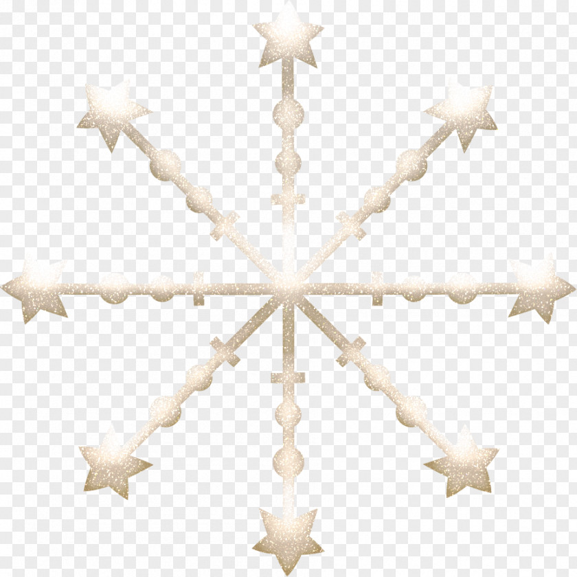 Fantasy Snowflake Stars Icon PNG
