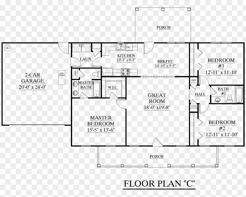 House Great Room Plan Floor PNG