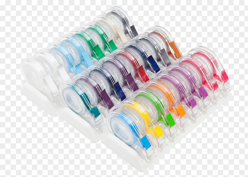 Neon Ring Adhesive Tape Plastic Dispenser Dentistry PNG