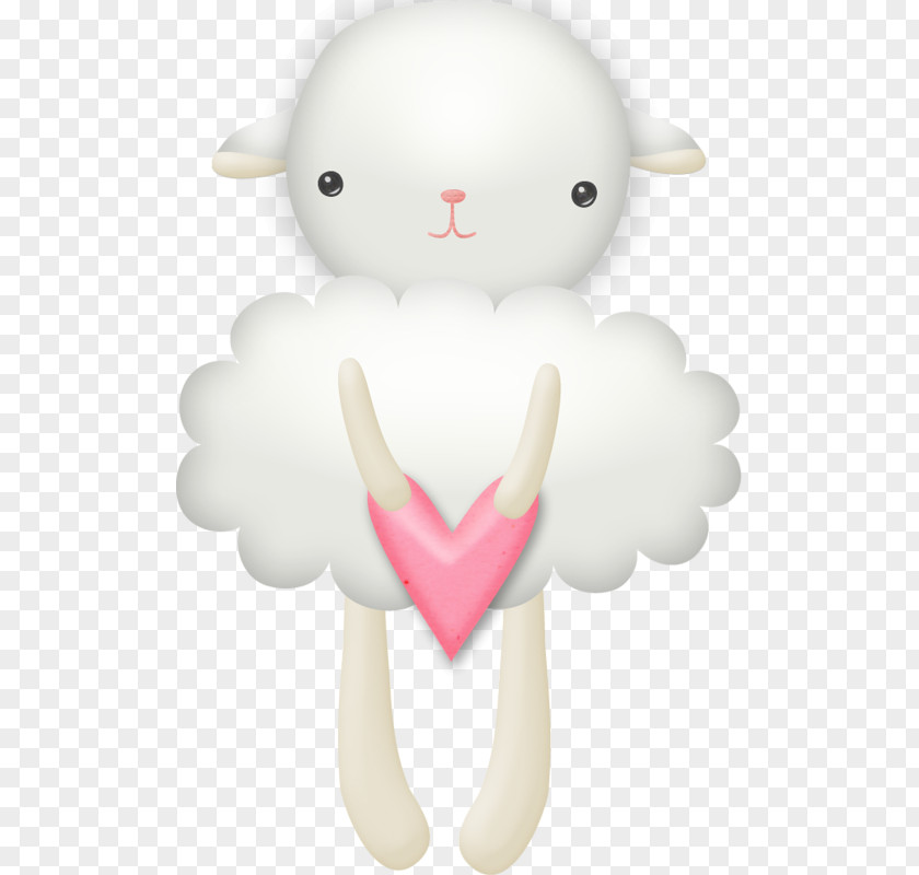 Sheep Cartoon White PNG