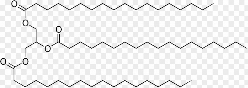 Stearin Trimyristin Triglyceride Ester Fat PNG