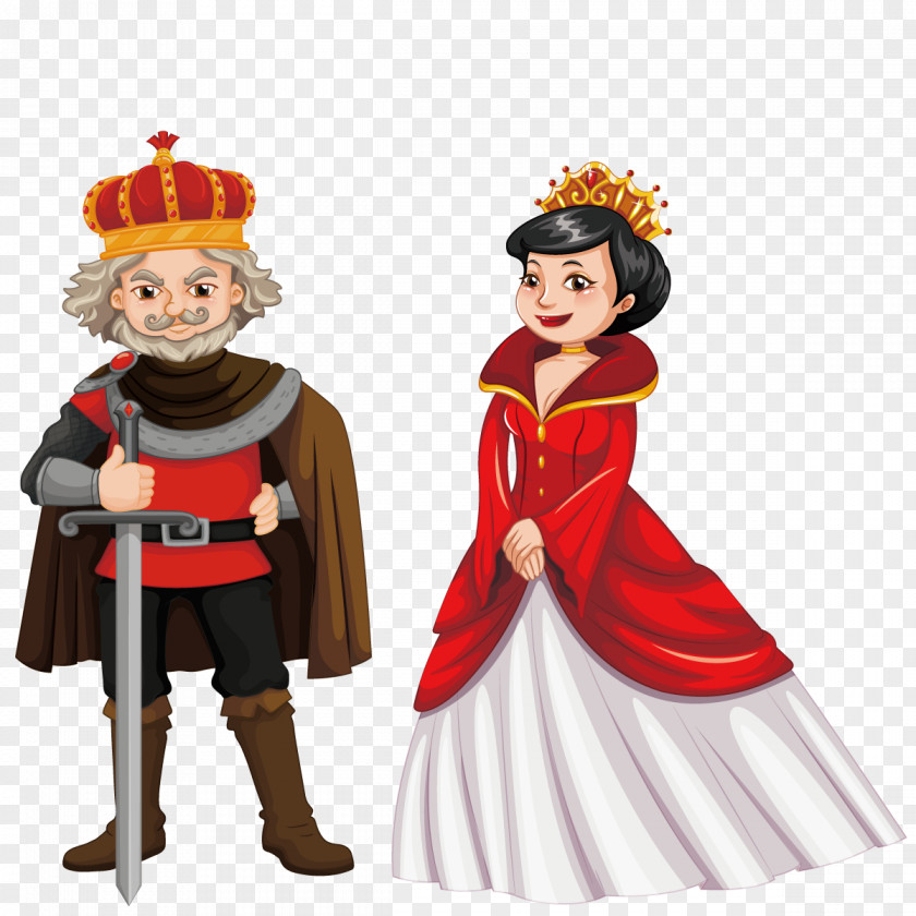 Vector King And Queen Monarch Royalty-free Illustration PNG