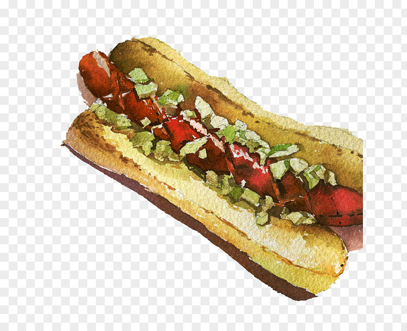 Cartoon Hot Dog Chicago-style Choripxe1n Breakfast Sandwich Bocadillo PNG