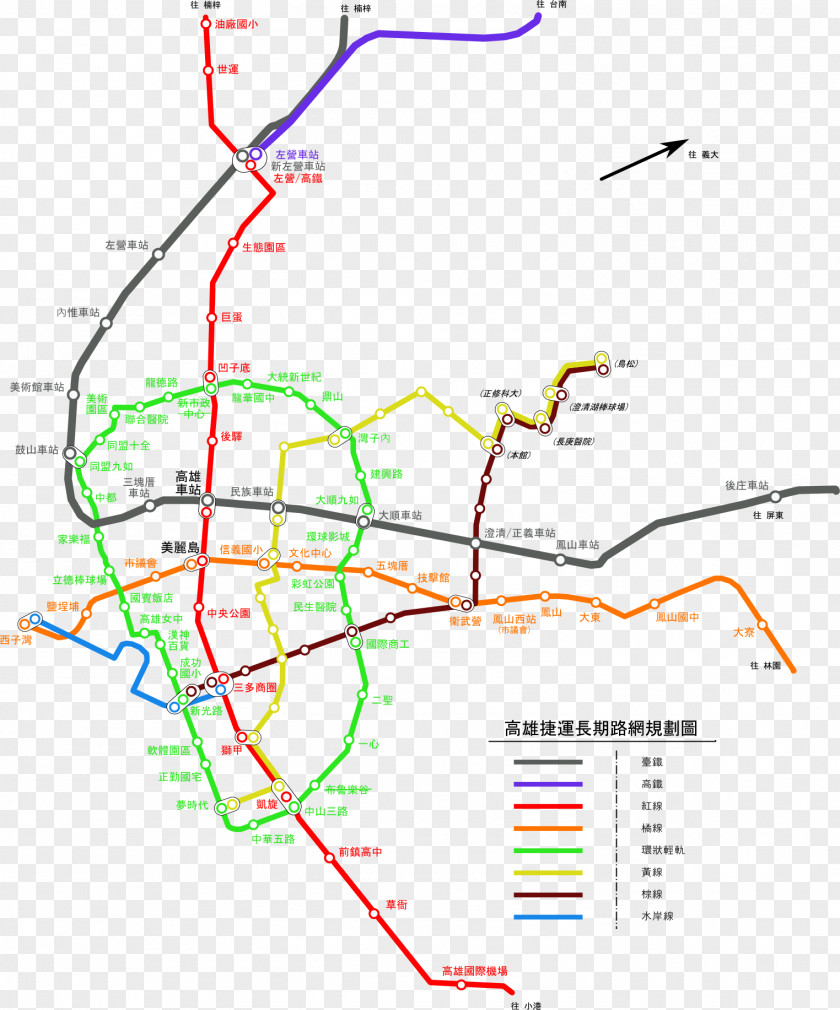 Creative Work Summary Kaohsiung Mass Rapid Transit Information Diagram PNG