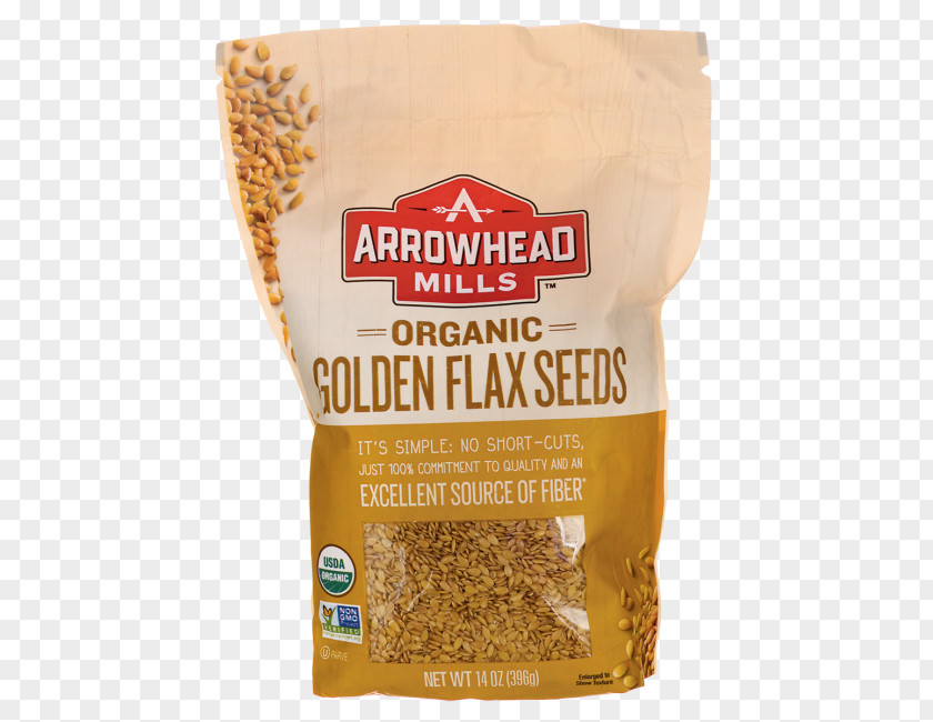 Flax Seeds Organic Food Arrowhead Mills Seed PNG