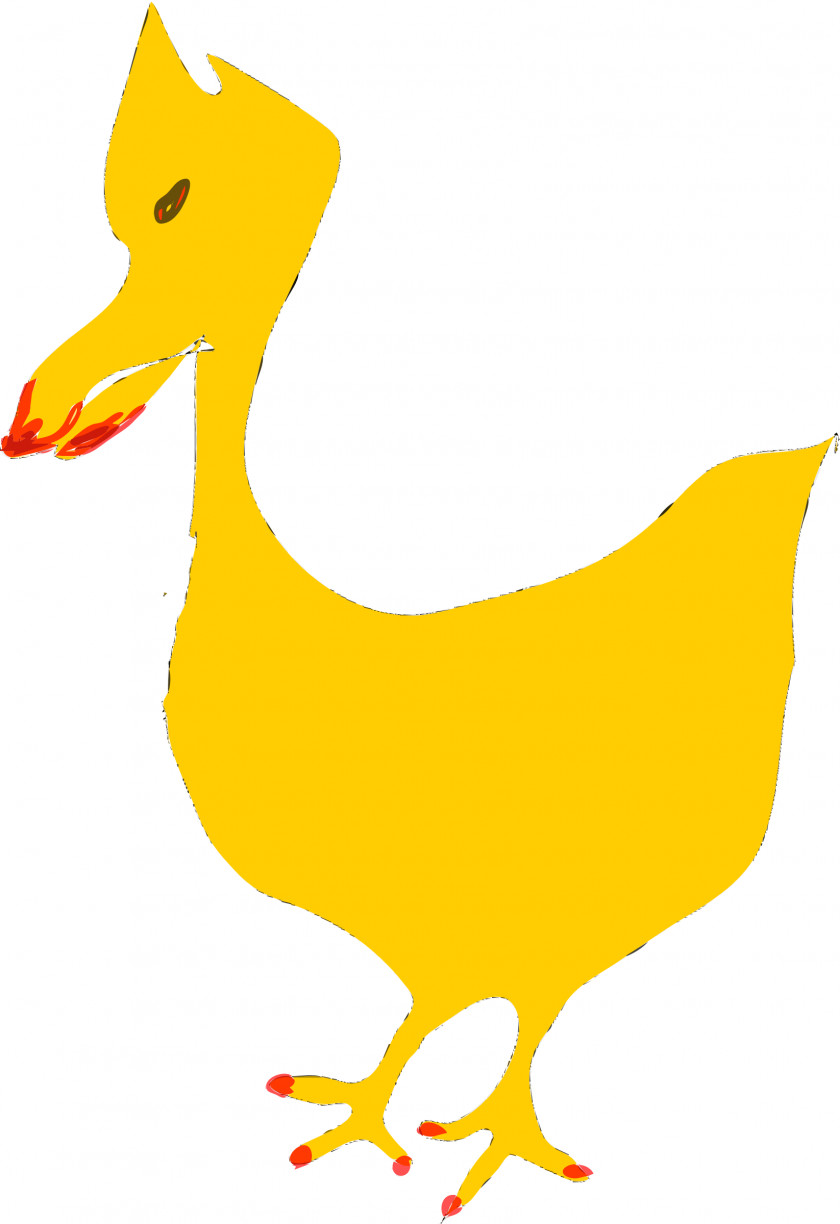 Goose Duck Cartoon Clip Art PNG