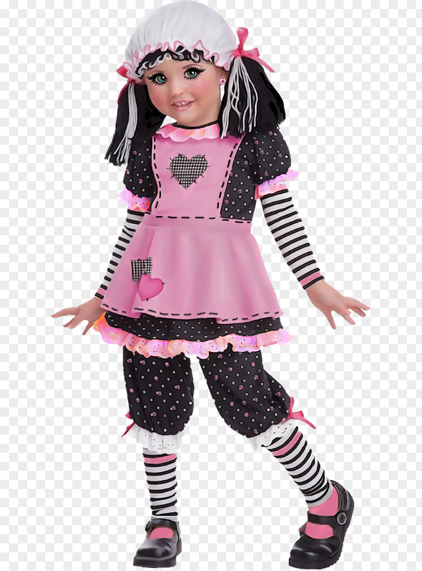 Rag Doll Costume PaintShop Pro Toddler Portrait PNG