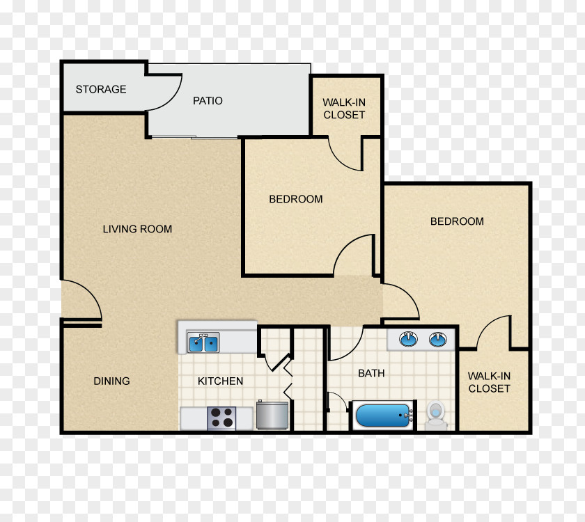 Rivers And Lakes Crossing At River Lake Floor Plan Apartment Cable Television PNG