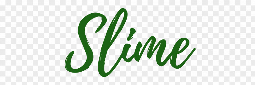 Slime Word Spelling Letter Logo Font PNG