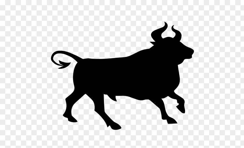 Stencil Ox Bull Bovine Cow-goat Family Snout Silhouette PNG
