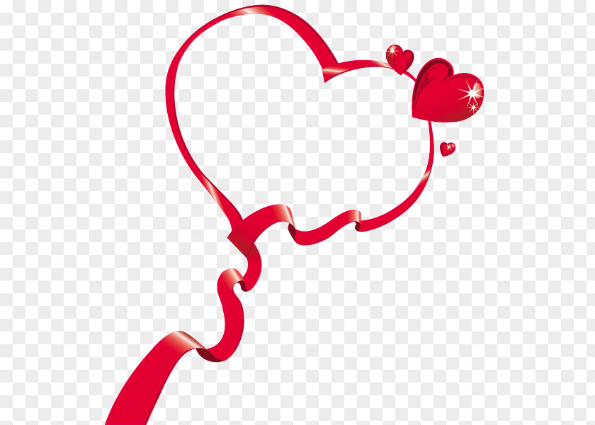 Valentine's Day Body Jewellery Line Clip Art PNG