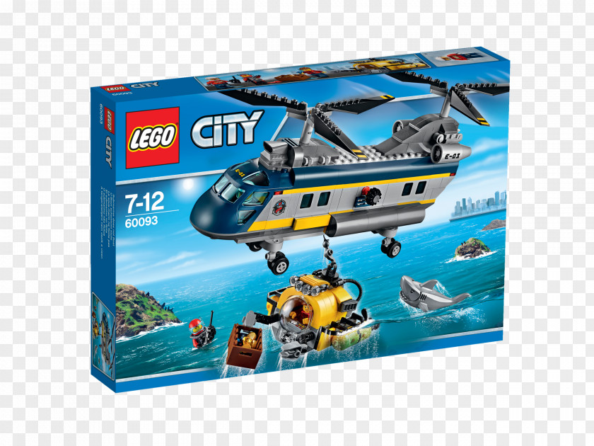 Helicopter LEGO 60093 Deep Sea Lego City PNG