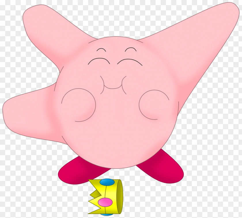 Kirby Princess Peach Mario Eating Nintendo PNG