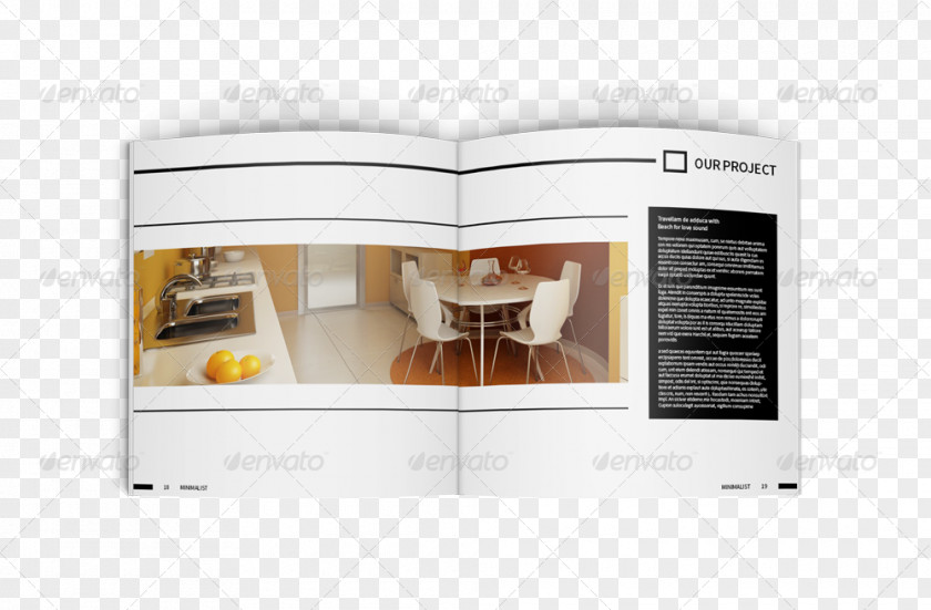 Modern Brochure Furniture Brand PNG