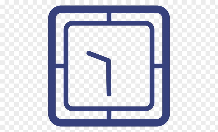 Sign Rectangle Clock Background PNG