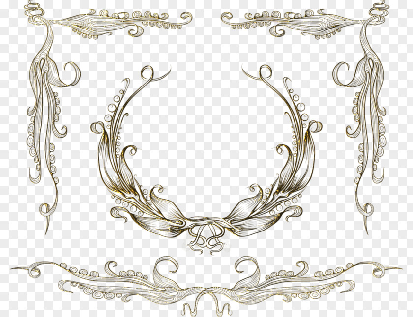 Silver Necklace Metal PNG