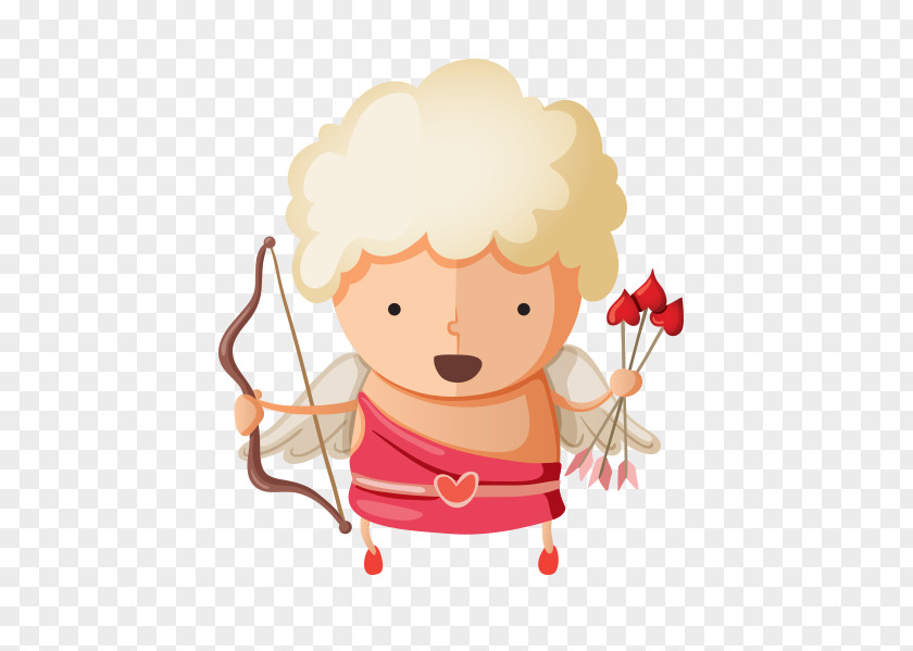 Cute Cupid Valentines Day Icon PNG