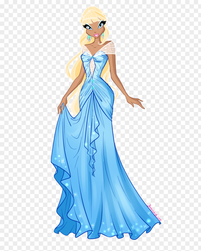 Dress Musa Ball Gown Drawing PNG
