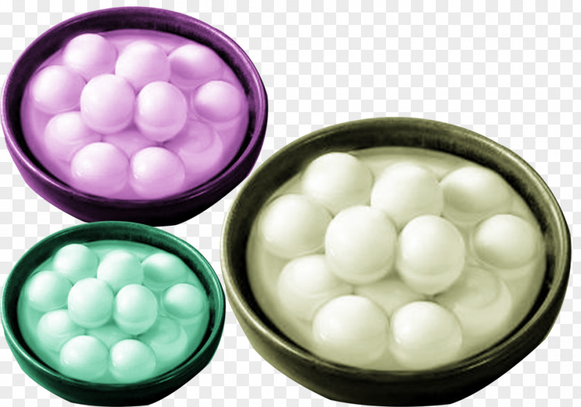 Free Bowl Of Rice Balls To Pull The Material Tangyuan Wonton Chinese New Year Traditional Holidays Dumpling PNG