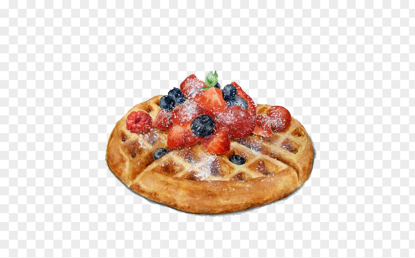 Fruit Pizza Belgian Waffle Taco Tart PNG