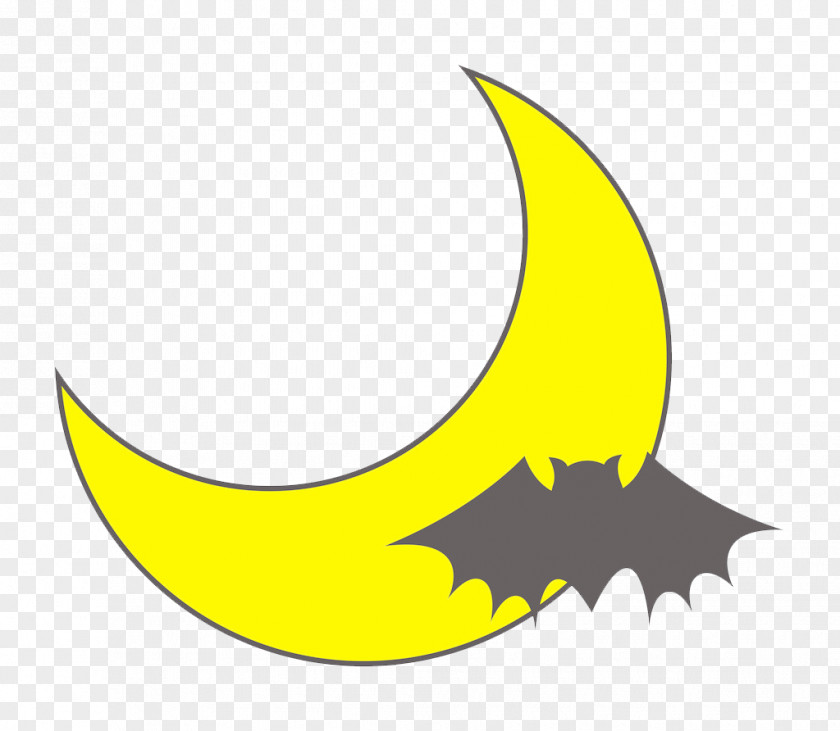 Halloween Moon Bat Back Light PNG