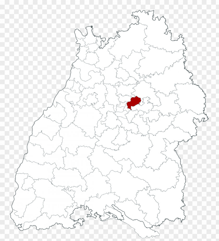Map Baden-Württemberg White Tree Point PNG