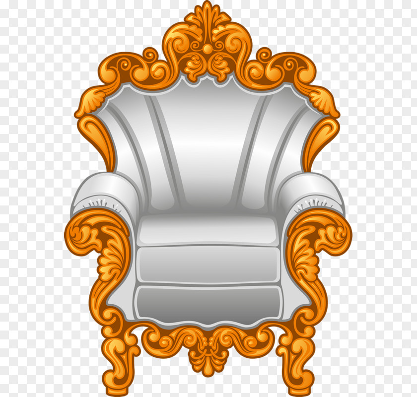 Throne Wing Chair Fauteuil Furniture PNG