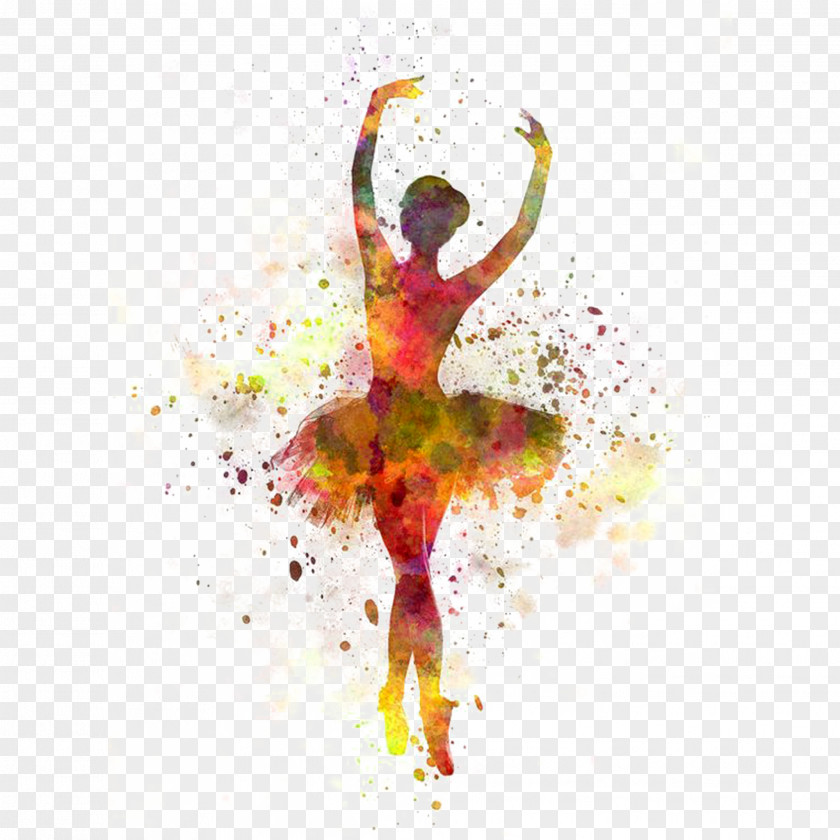 Animated Star Dancing Ballet Dancer Image PNG