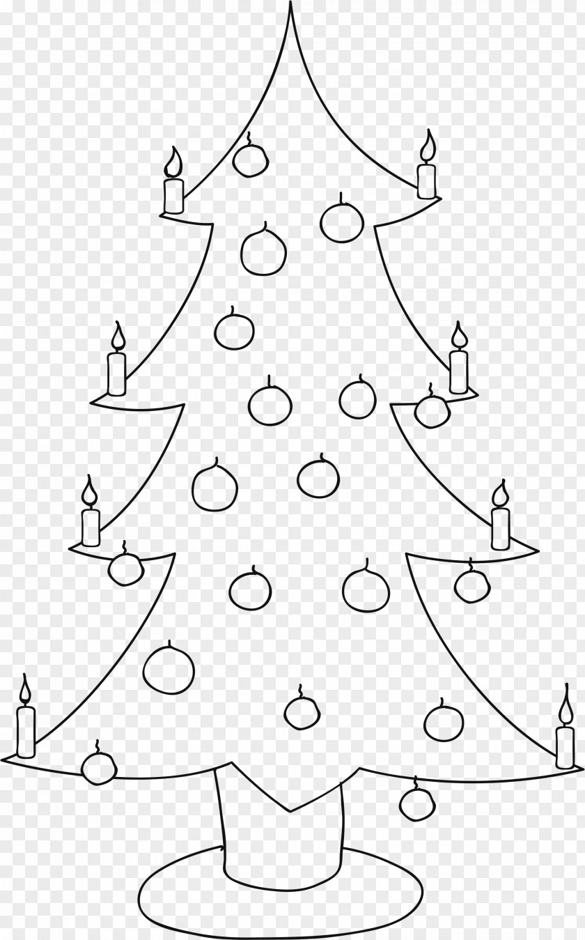 Christmas Tree Ornament Coloring Book New Year PNG