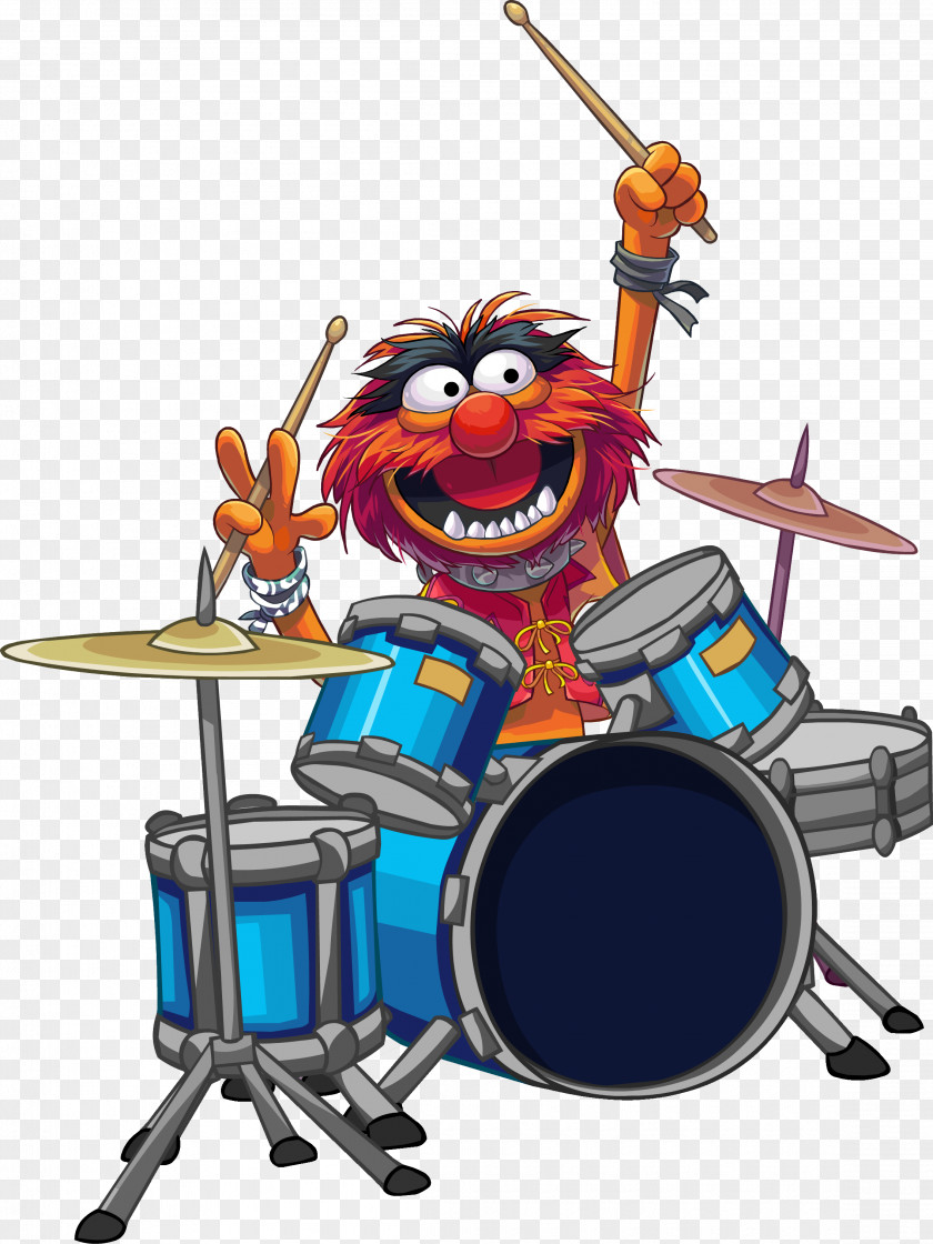 Drummer Animal The Muppets Percussion PNG