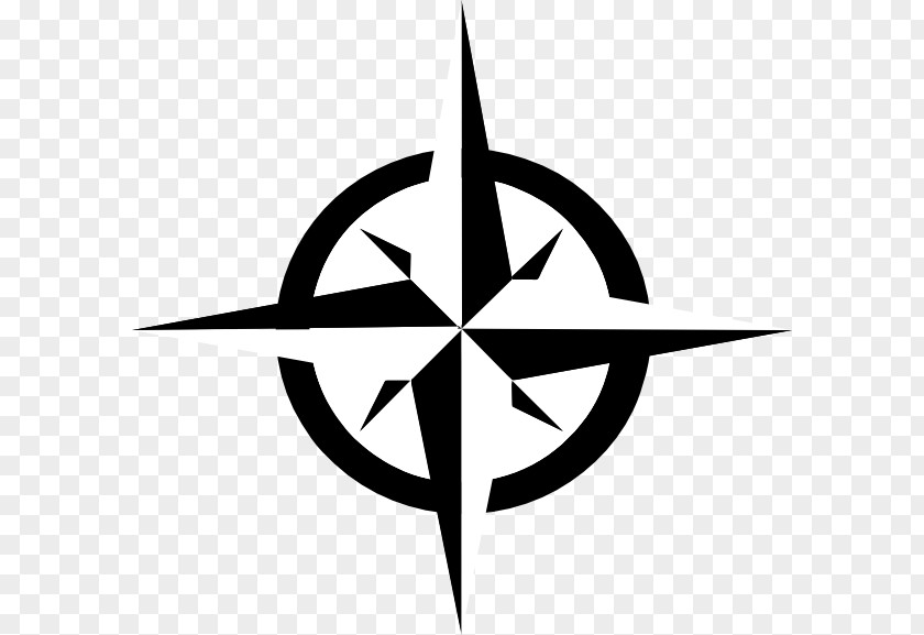 How To Draw A Compass Rose North Clip Art PNG