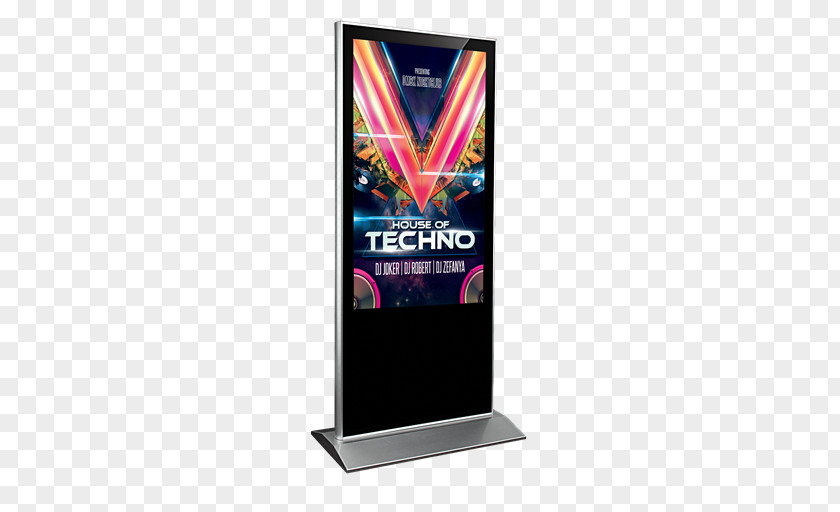 Light Display Device LED Standee Advertising PNG