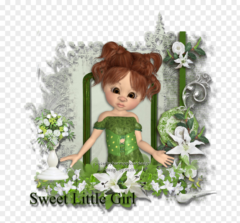 Thank Fairy Flower Doll Tree PNG