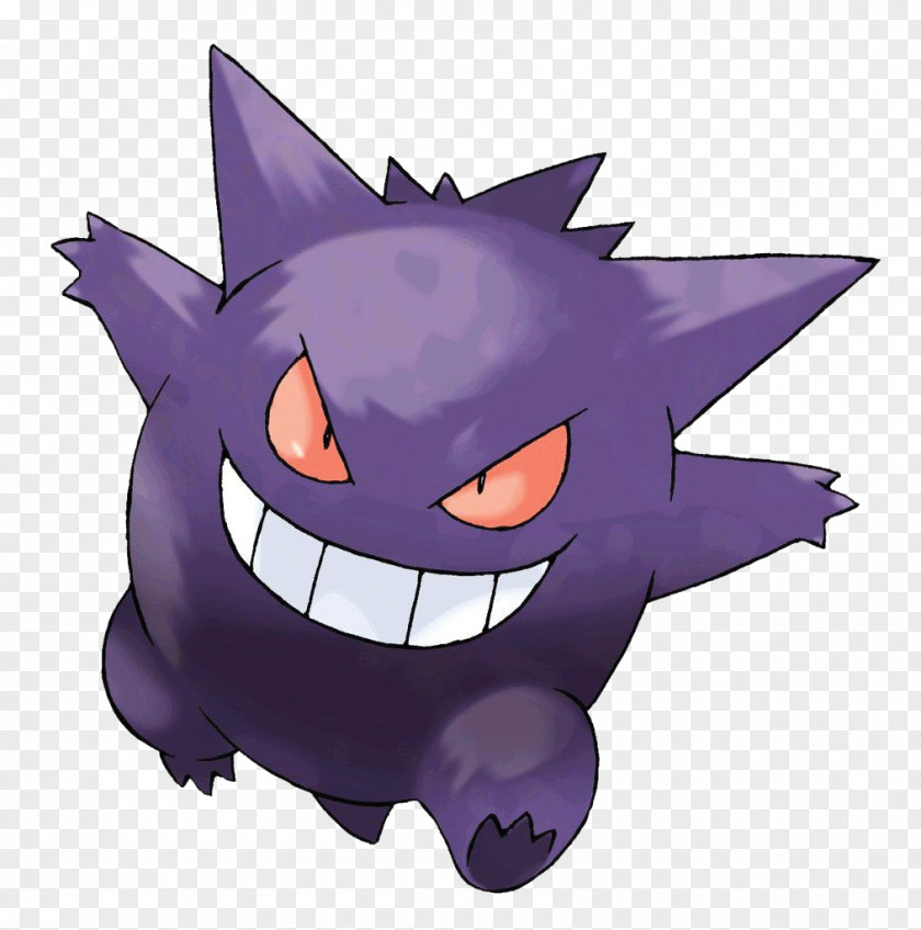 Animaux Pokémon Red And Blue Gold Silver HeartGold SoulSilver Gengar Haunter PNG