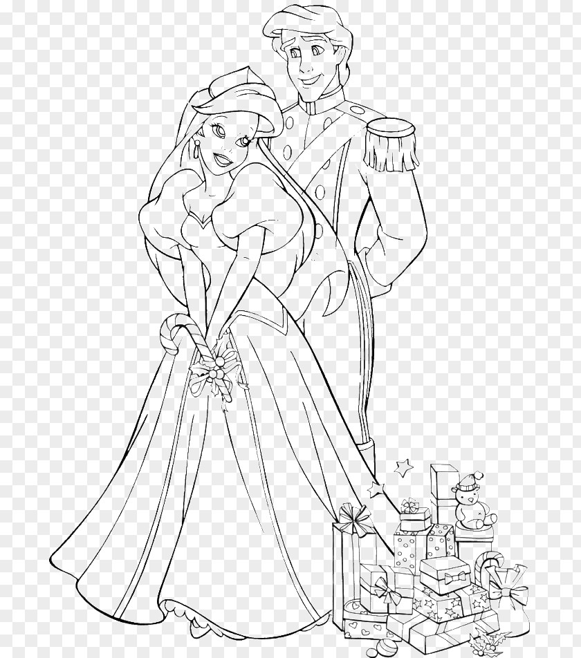 Princess Jasmine Ariel Wedding Coloring Books The Prince Book: For Kids Colouring Pages PNG